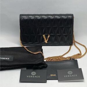 Versace Virtus clutch shoulder bag